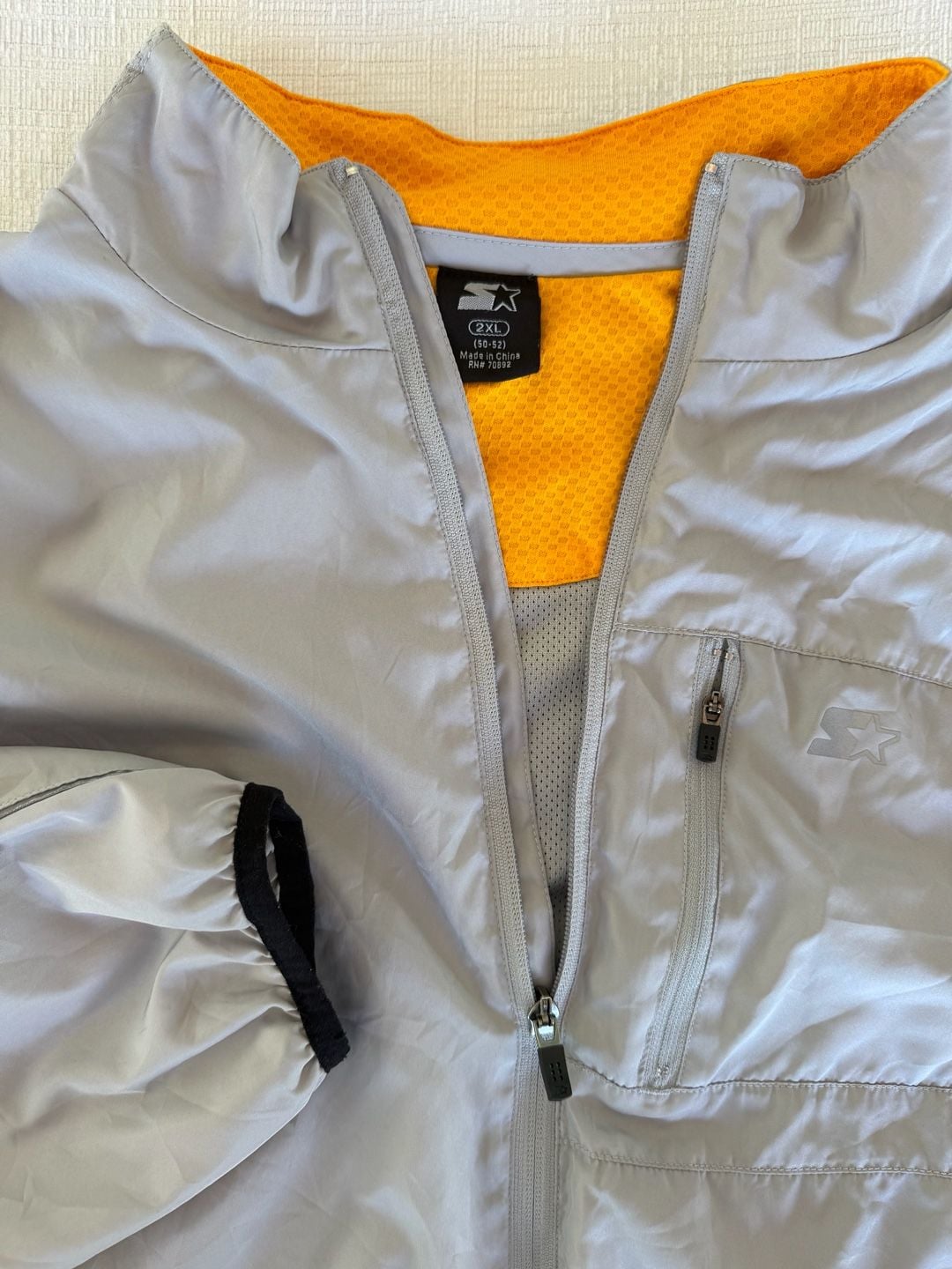 Starter Men's Full Zip Lightweight Windbreaker Jacket Size 2XL 3