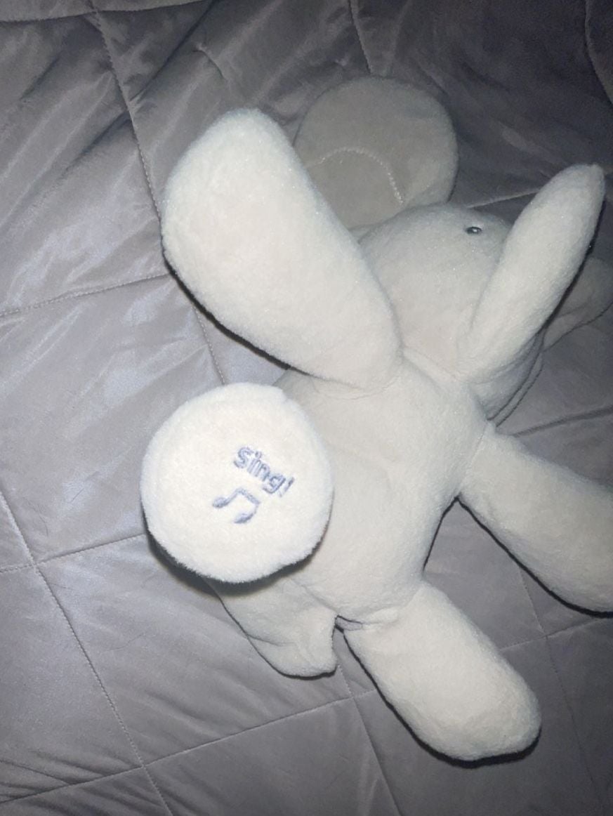 Baby GUND Snuzzy Gray Elephant Plush Toy • Soft Cuddle Stuffed Animal 5
