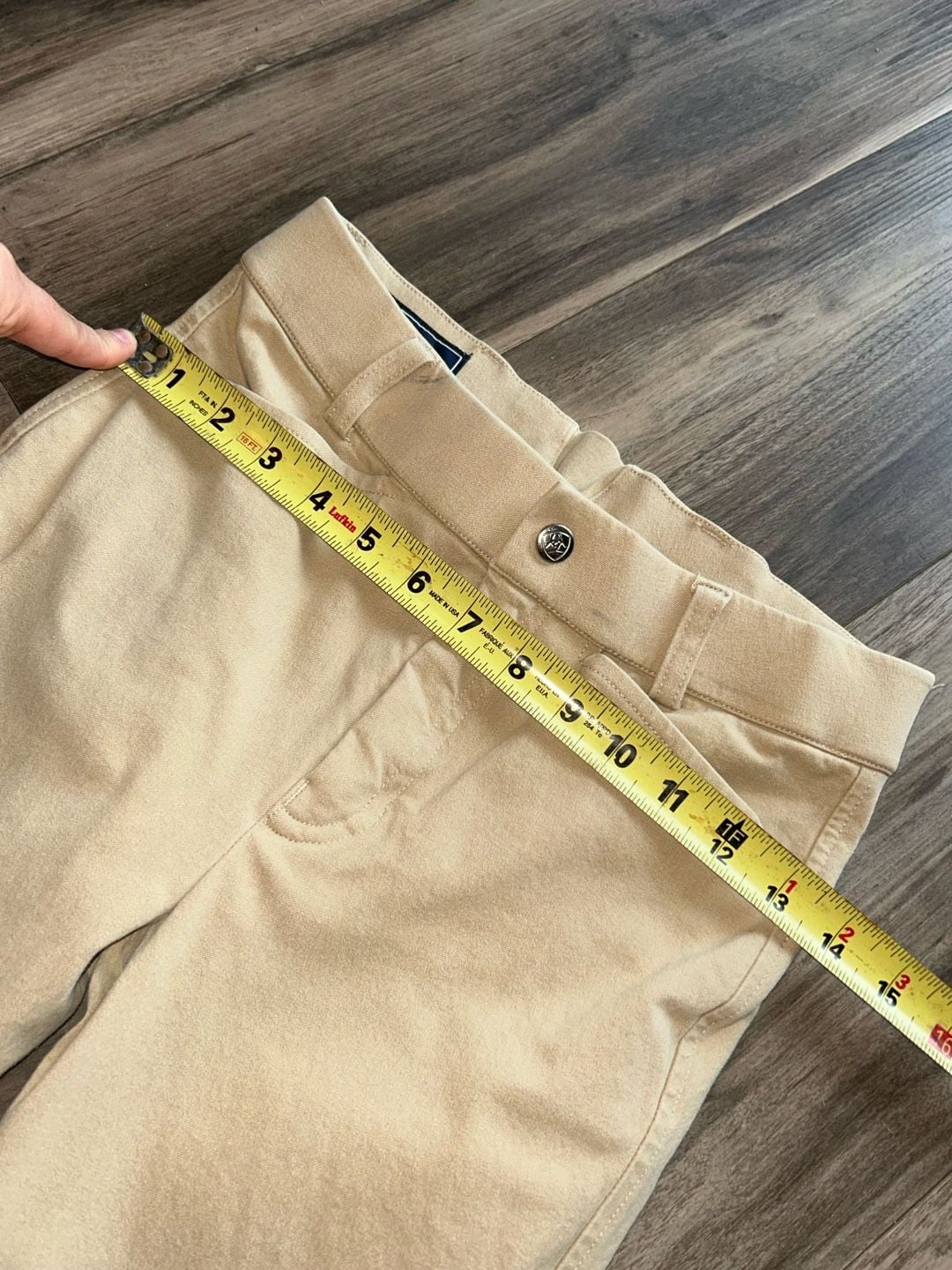 Ariat Youth Size 12 Tan Knee Patch Riding Breeches 4