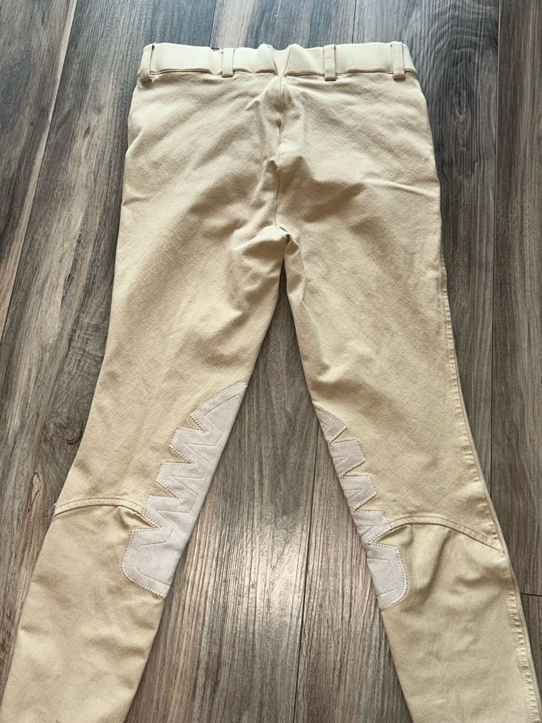Ariat Youth Size 12 Tan Knee Patch Riding Breeches 7