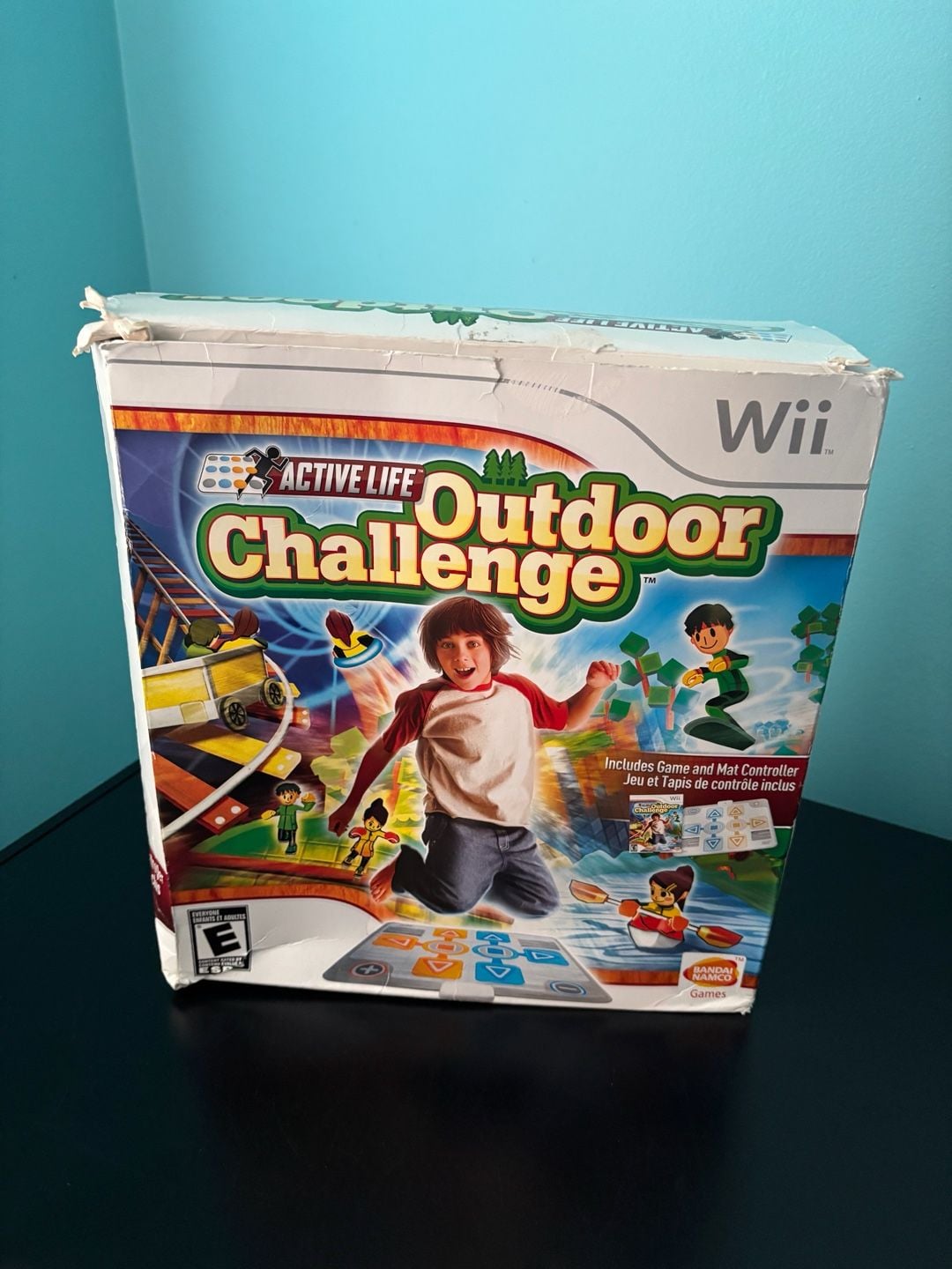 Nintendo Wii Console Bundle with extra handles and Wii Sports pack and Active Life Outdoor Challenge in good condition 2