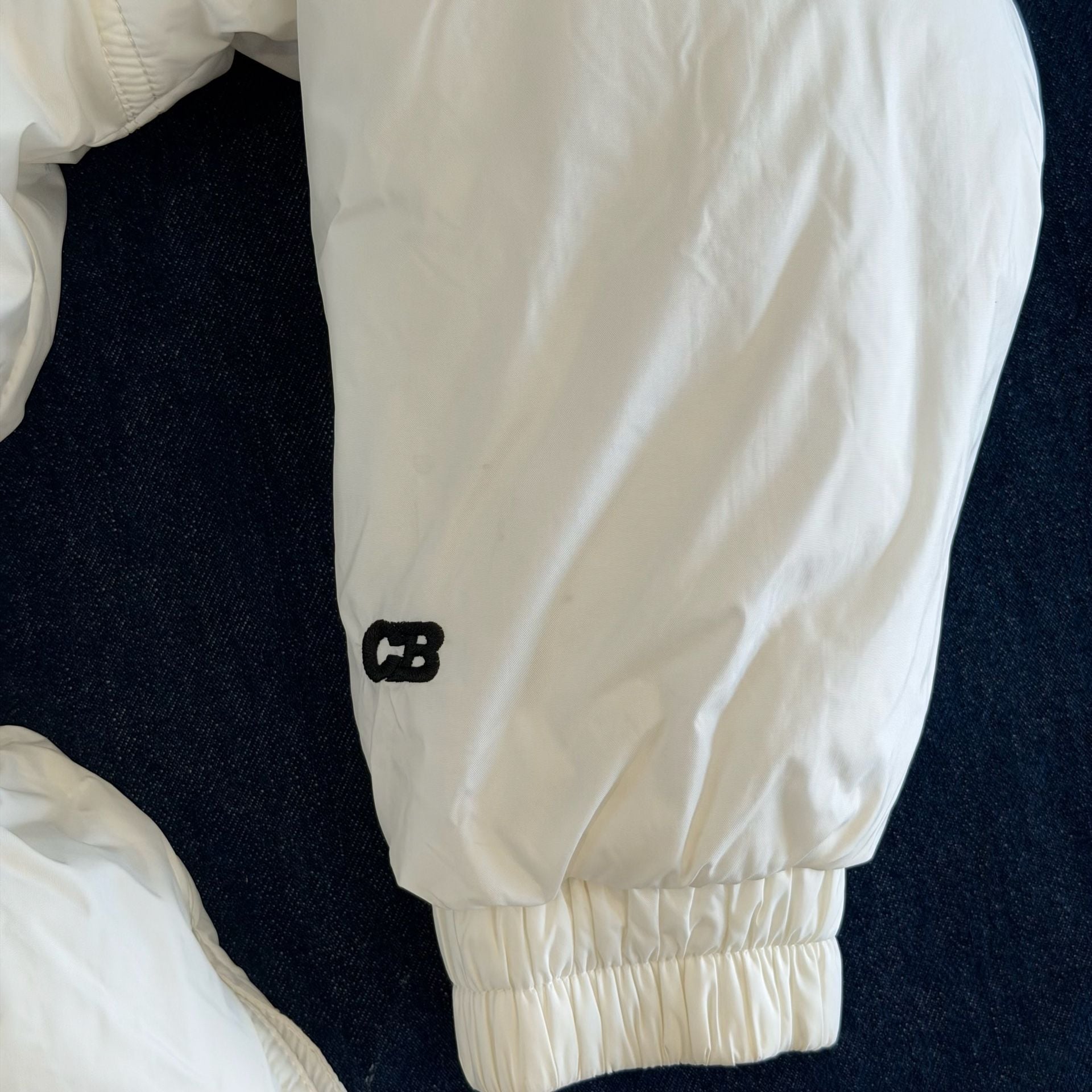 Vintage CB Sports Estelle Puffer Ski Jacket White Size 12 3
