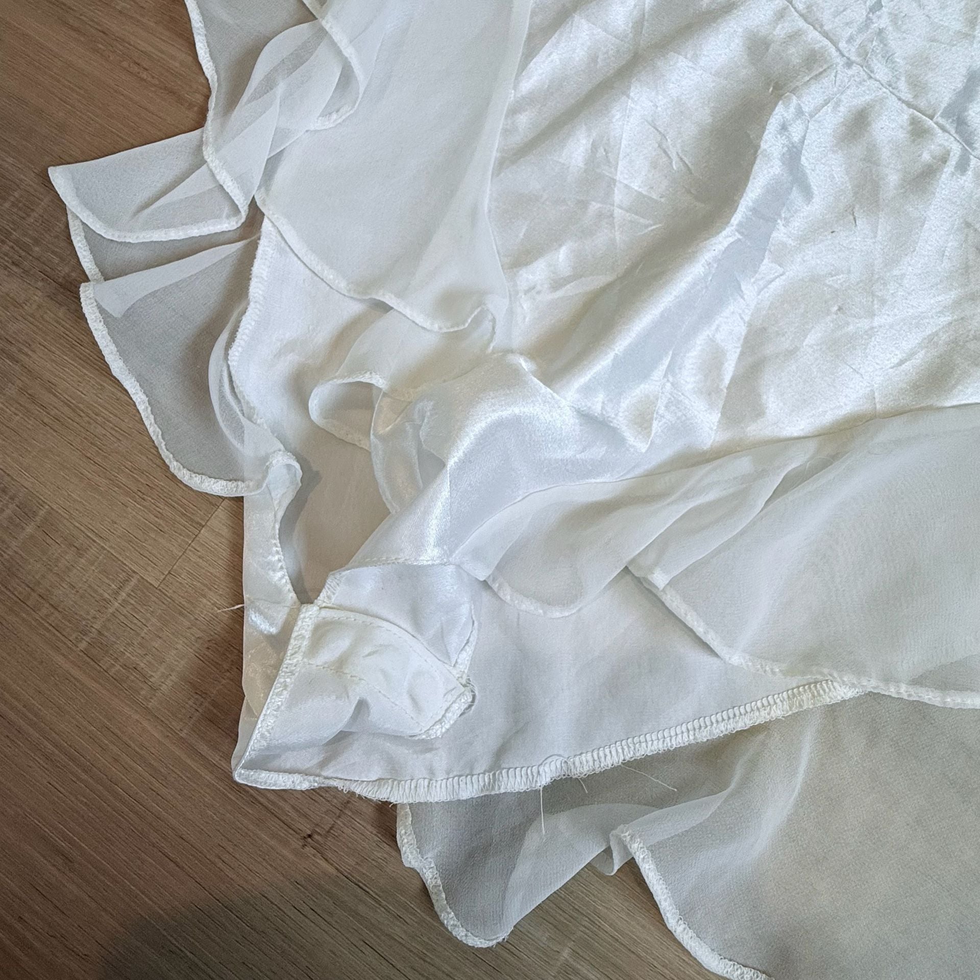 VTG 90s Victoria’s Secret Satin Teddy Bridal Coquette White Lace Bodysuit 7