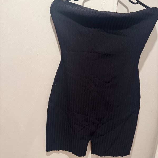Meshki Ginny Strapless Knitted Playsuit Size XL