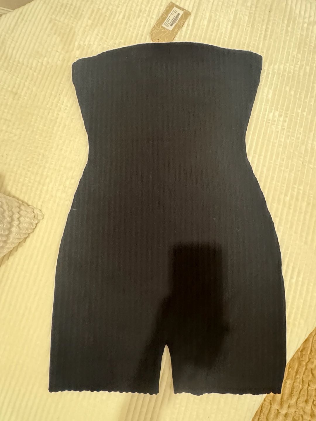 Meshki Ginny Strapless Knitted Playsuit Size XL 5