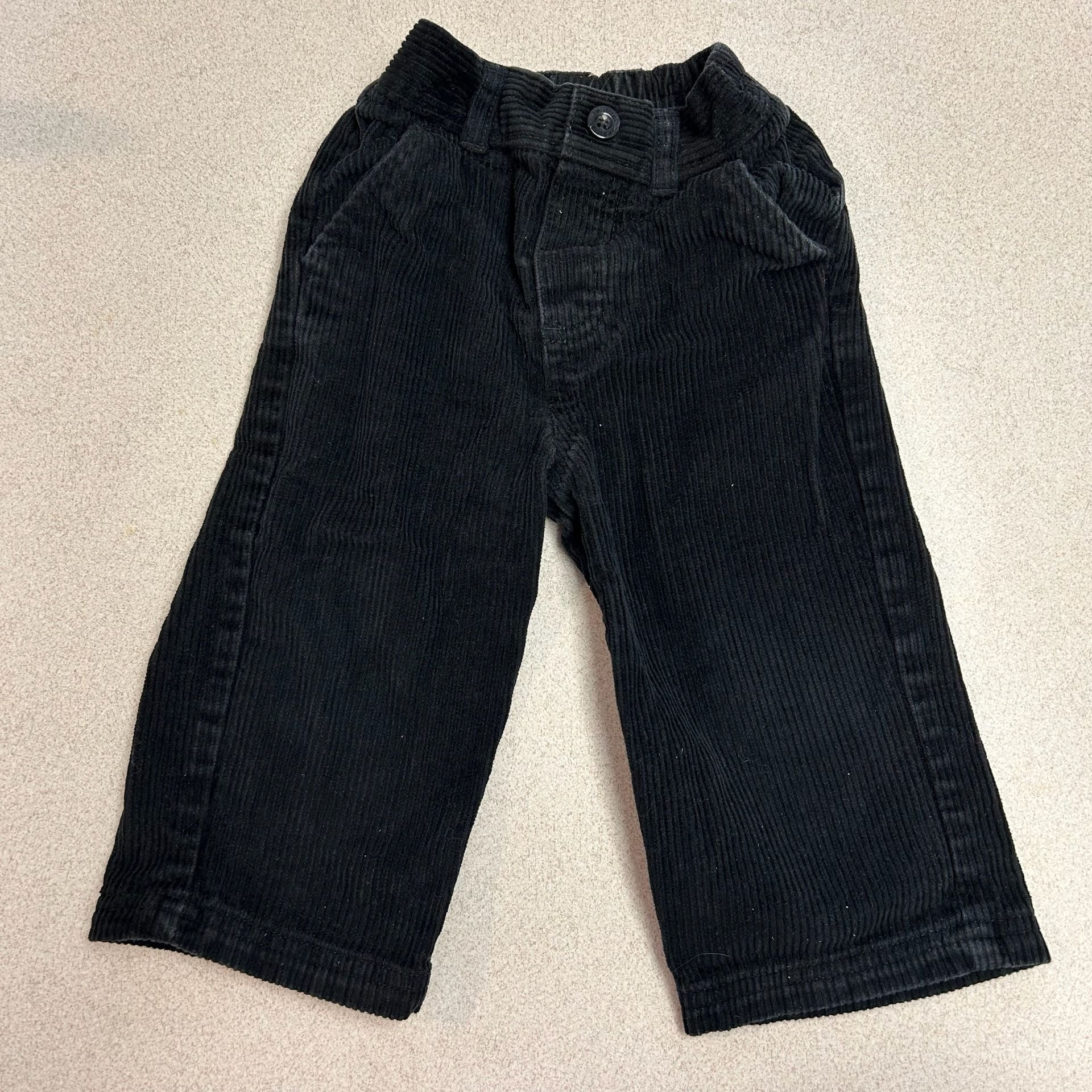 Healthtex Infant Boys Black Corduroy Pants Size 18M 2