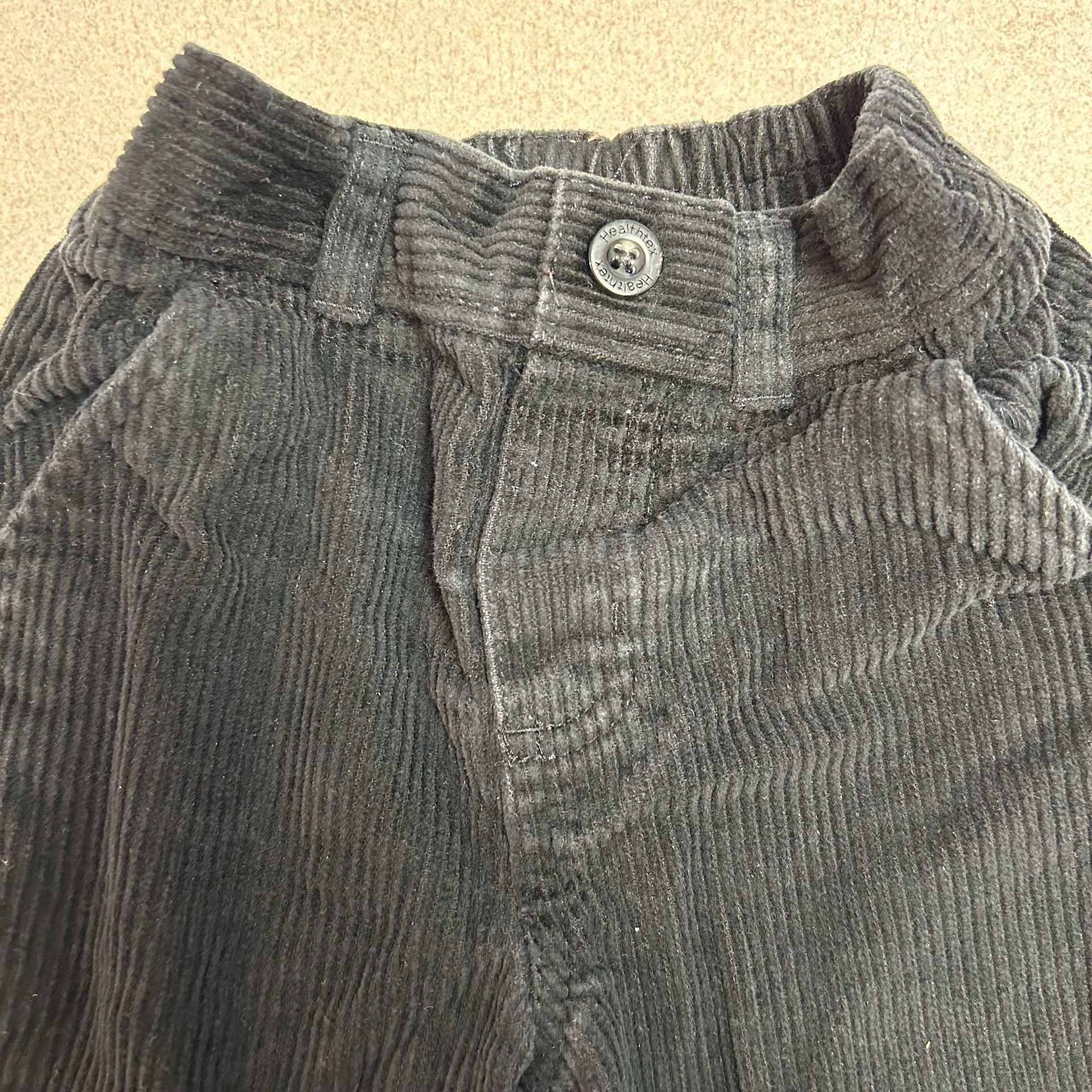 Healthtex Infant Boys Black Corduroy Pants Size 18M 3