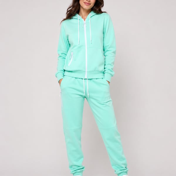 New True Born Mint Tracksuit Set Size Small - Hoodie & Joggers NWT