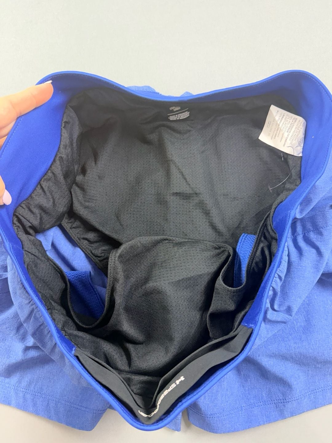 Under Armour Speedpocket Running Shorts Blue Size XL 9
