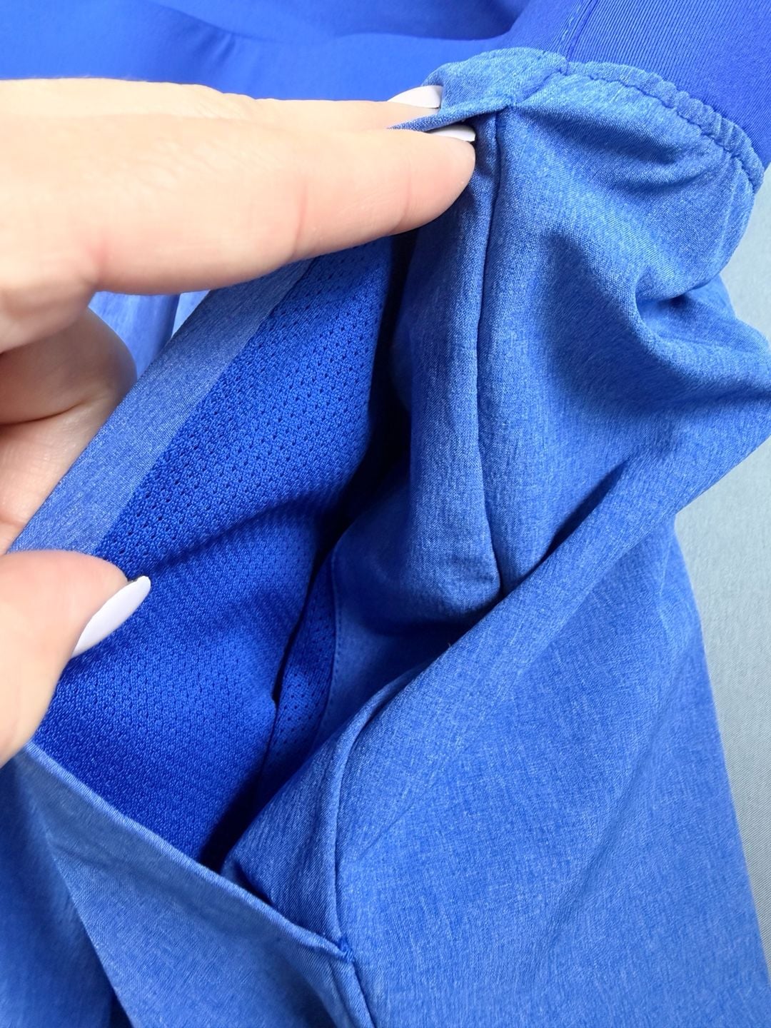 Under Armour Speedpocket Running Shorts Blue Size XL 12