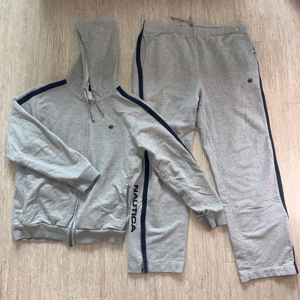 Nautica Competition Gray Tracksuit Set