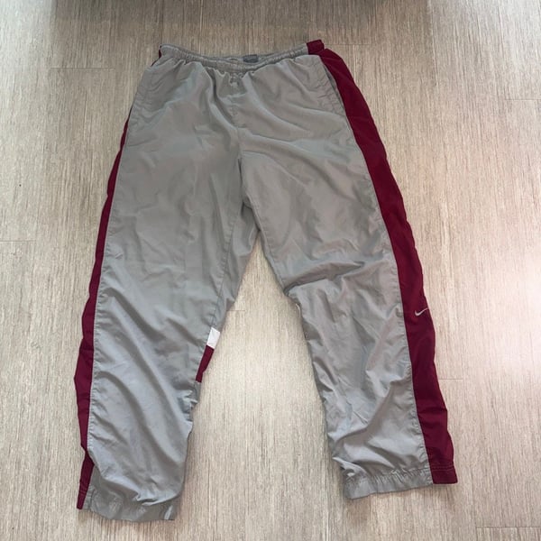 Nike Vintage Colorblock Nylon Track Pants Size Large