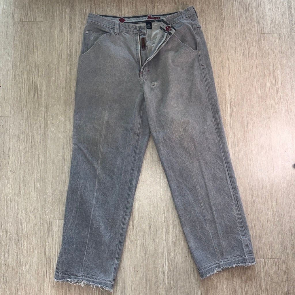 Vintage Enyce Industry Standard Carpenter Jeans Size 36 Gray 2