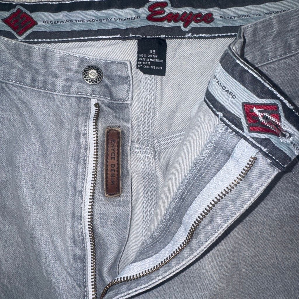 Vintage Enyce Industry Standard Carpenter Jeans Size 36 Gray 3