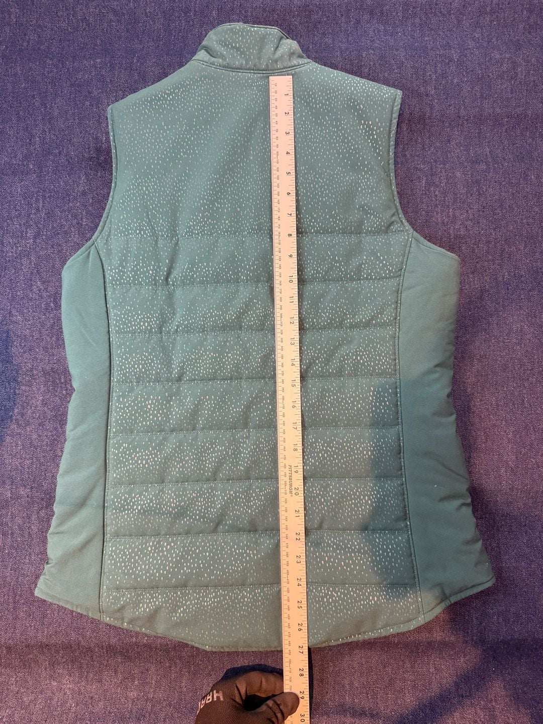 Adidas Women's Reversible Quilted Vest Green/Black Size M 7