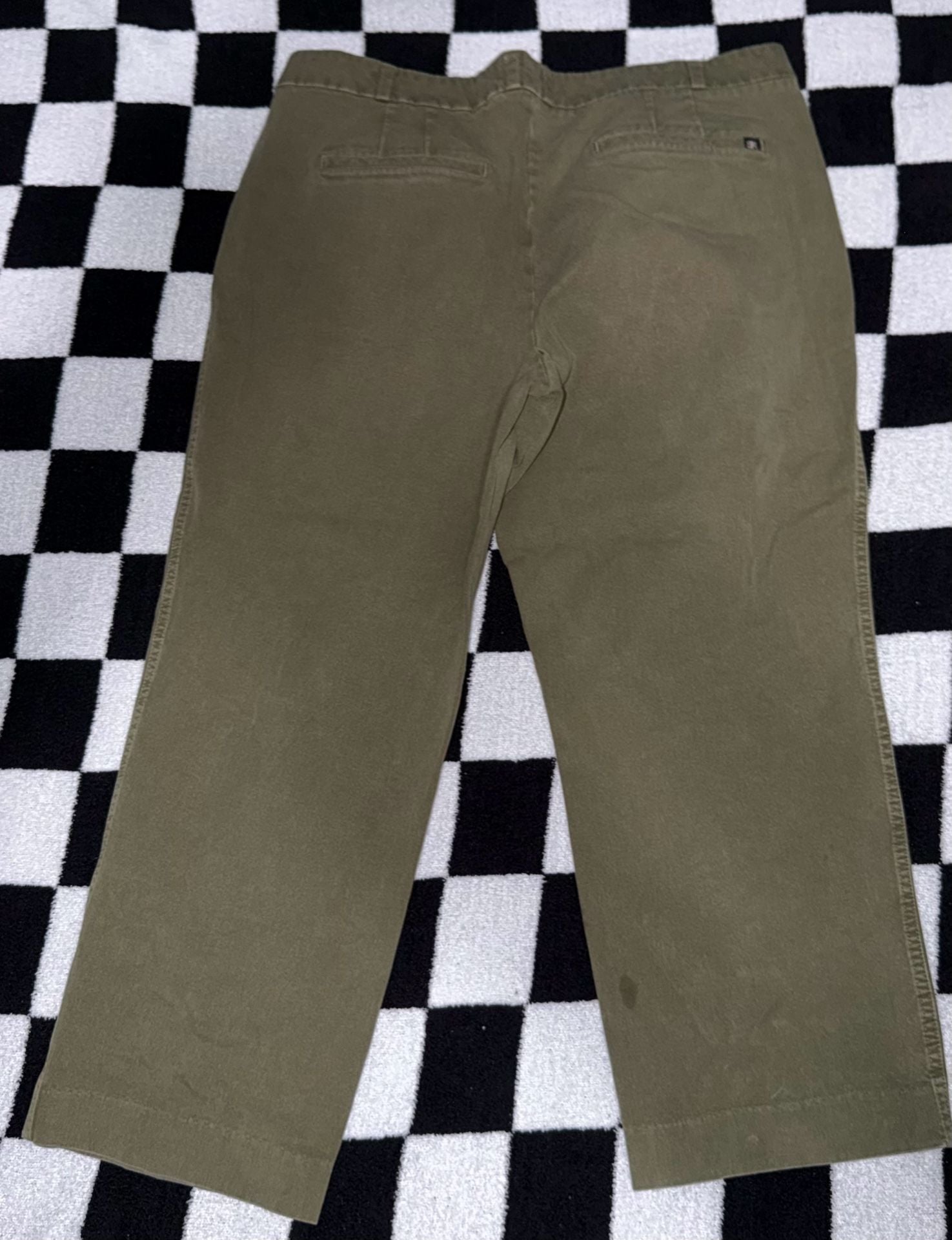 Banana Republic Olive Green Casual Pants Size 16 2