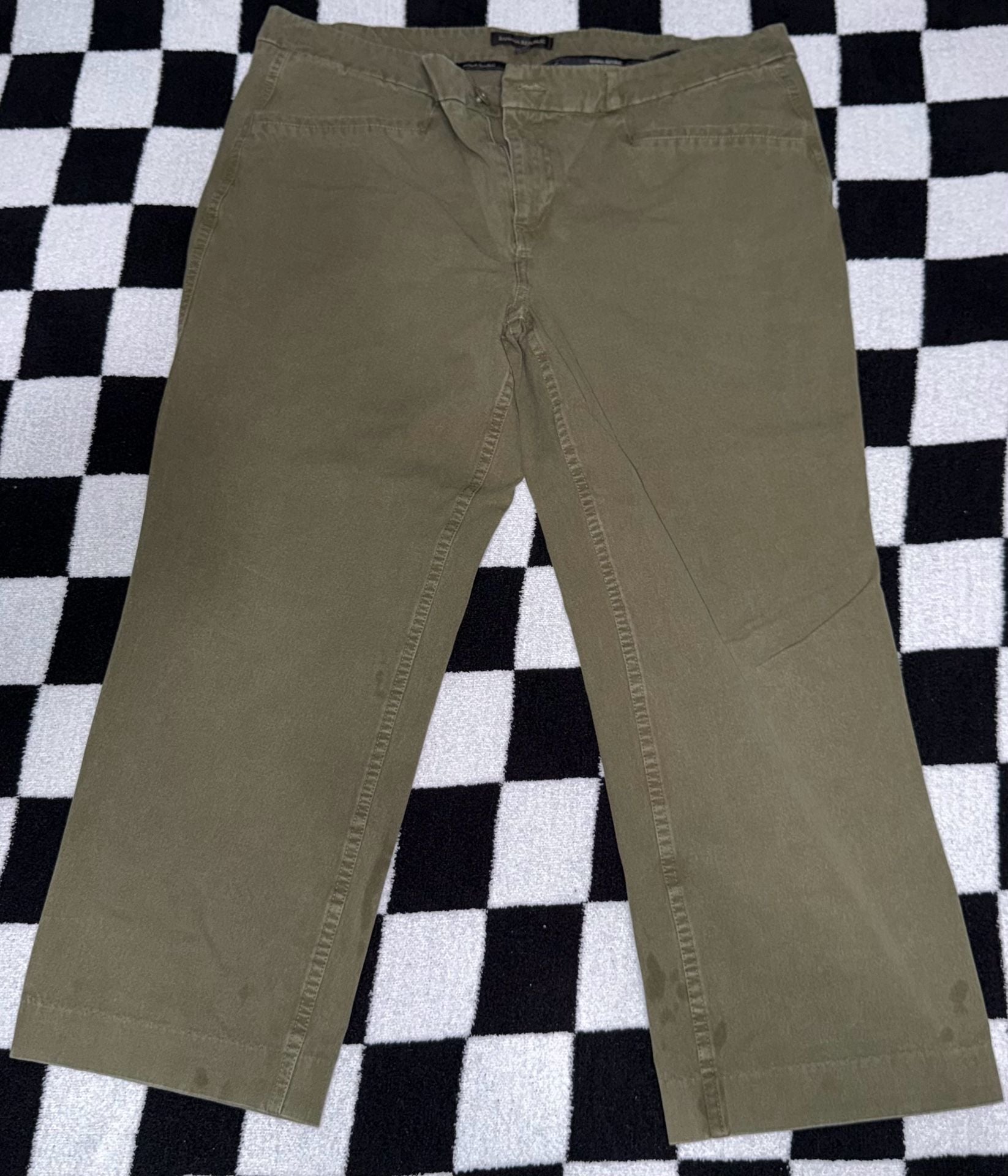 Banana Republic Olive Green Casual Pants Size 16 3