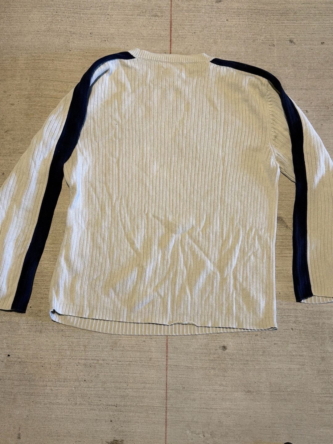 Vintage Unionbay Ribbed Knit Sweater XL Striped Crewneck 4