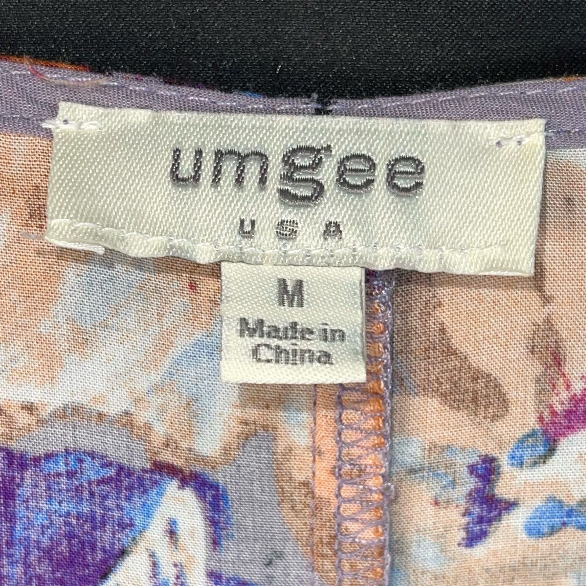 Umgee USA Floral Print Tiered Dress Size M 5