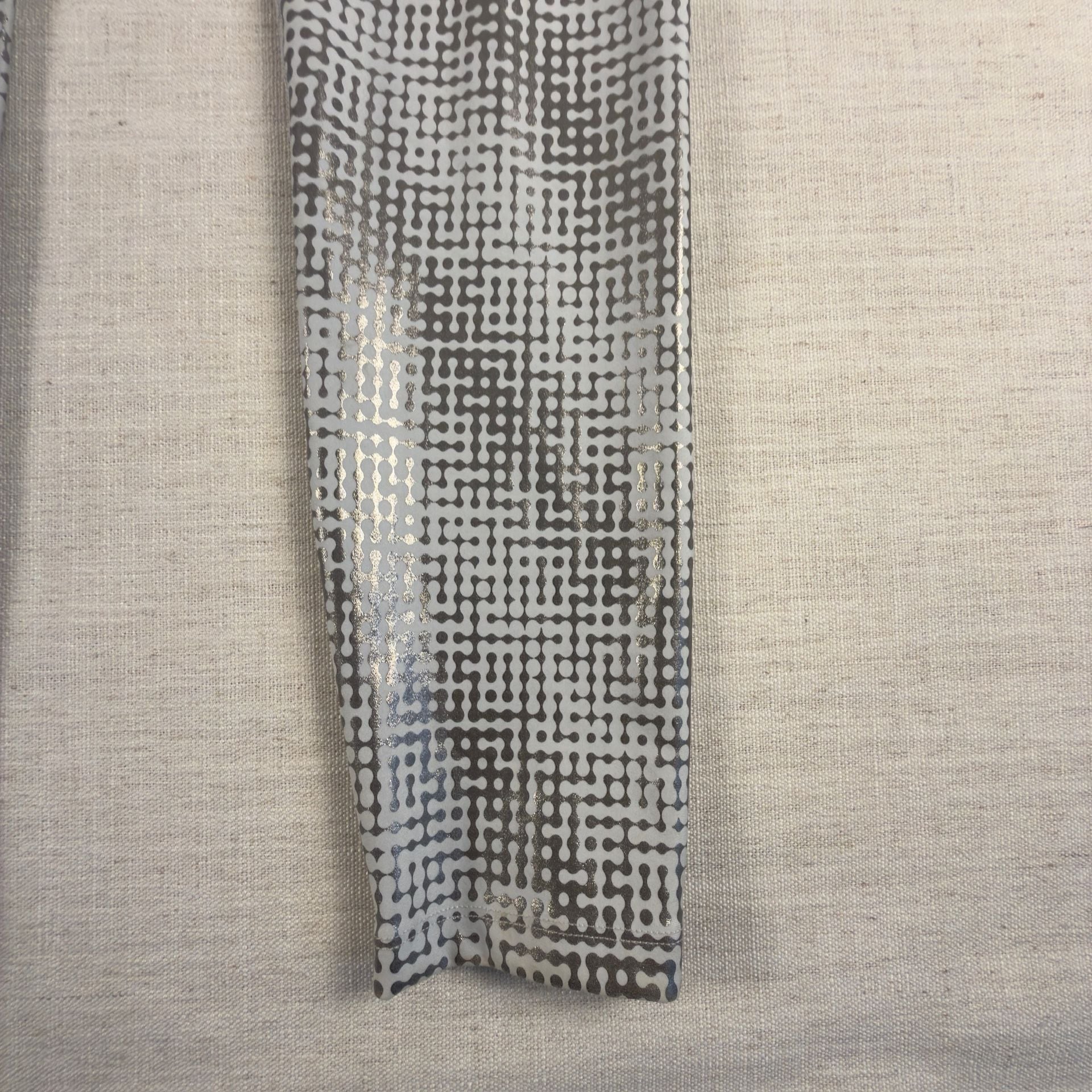Peloton High-Rise Metallic Geometric Print Leggings Size XL 4