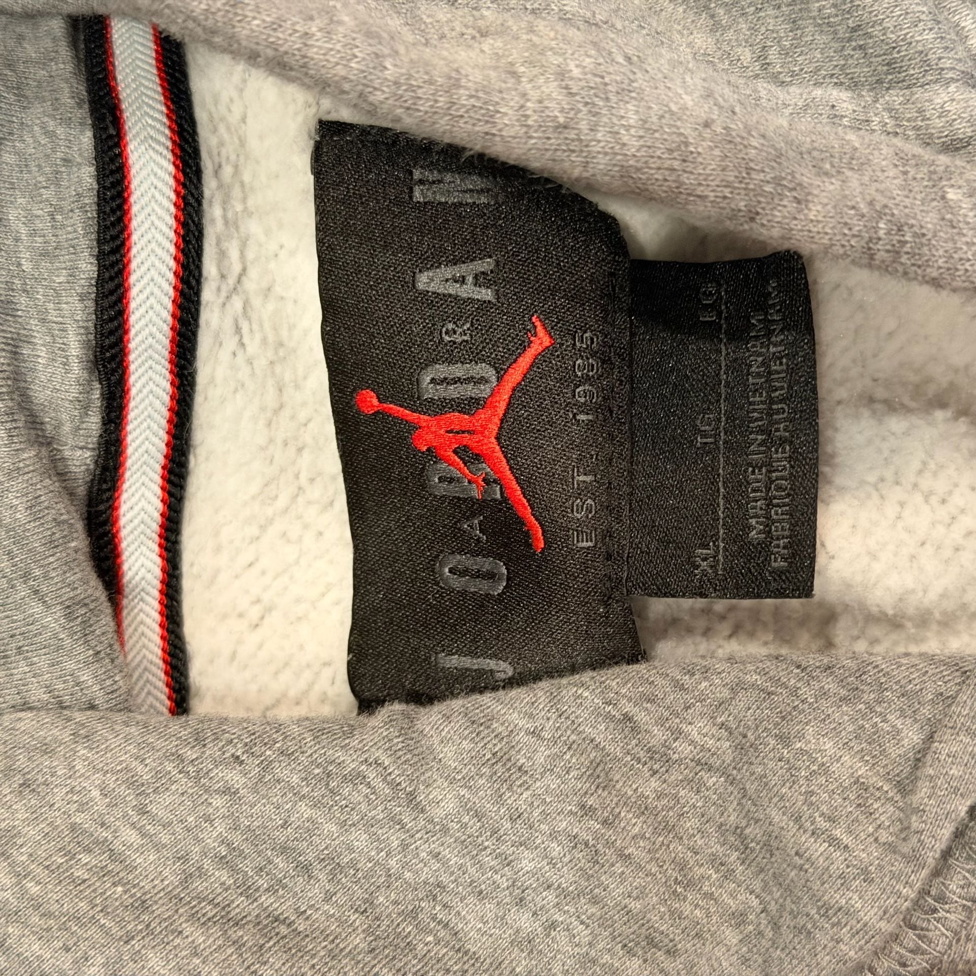 Jordan Men's Gray Pullover Hoodie Size XL 4
