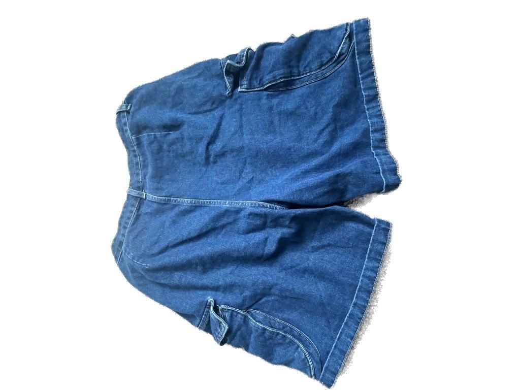 Denim Cargo Jorts 5