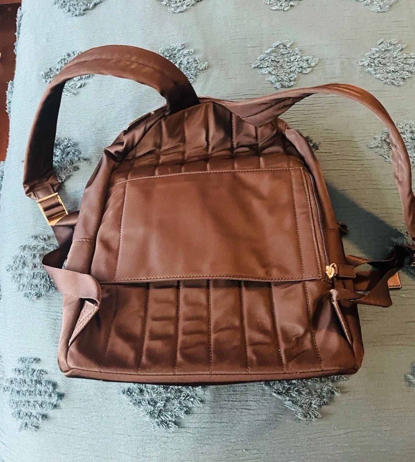 Michael Kors Nylon Quilted Backpack Black 3
