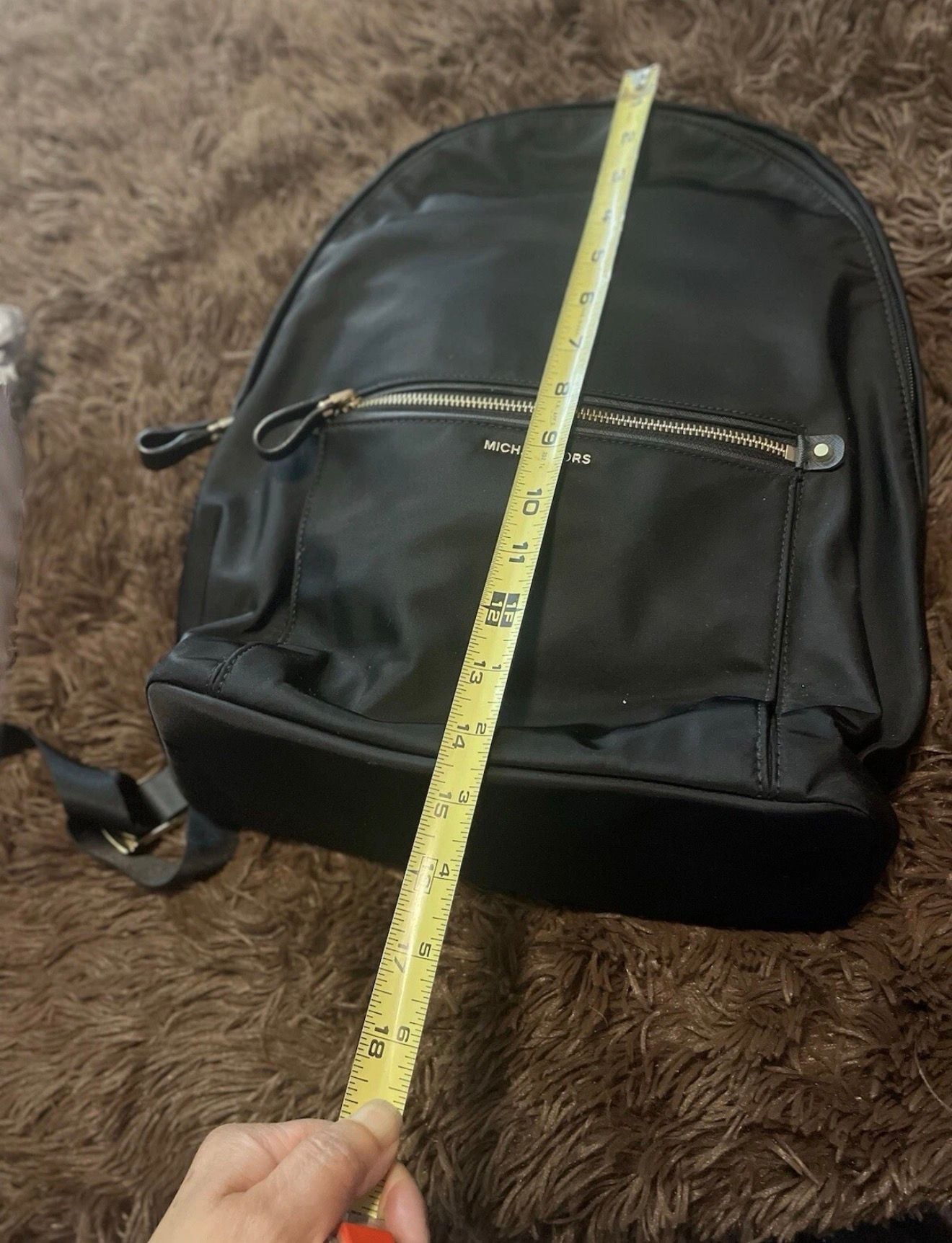 Michael Kors Nylon Quilted Backpack Black 6