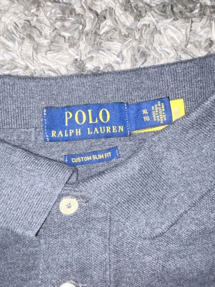 Polo Ralph Lauren Custom Slim Fit Long Sleeve Polo Shirt XL 4