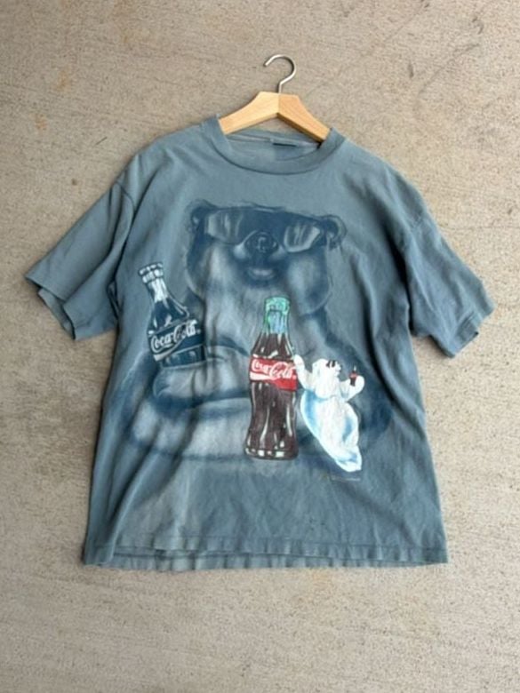 Vtg Coca Cola T Shirt Polar Bear 1995 2