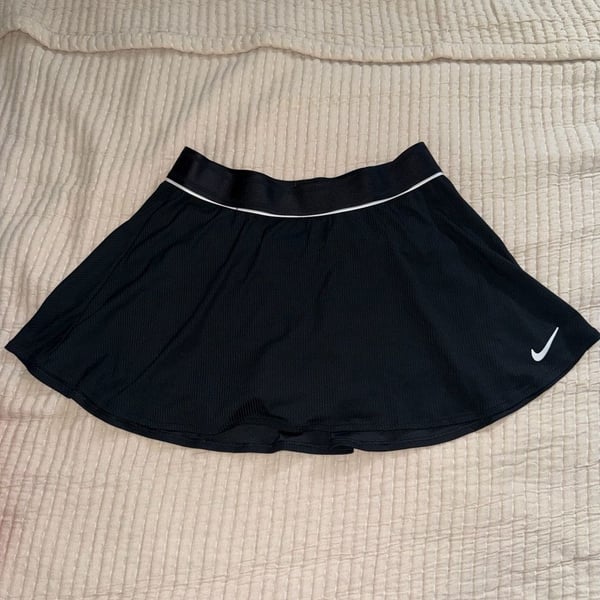 Nike Dri-Fit Slim Fit Athletic Skort Black Size M