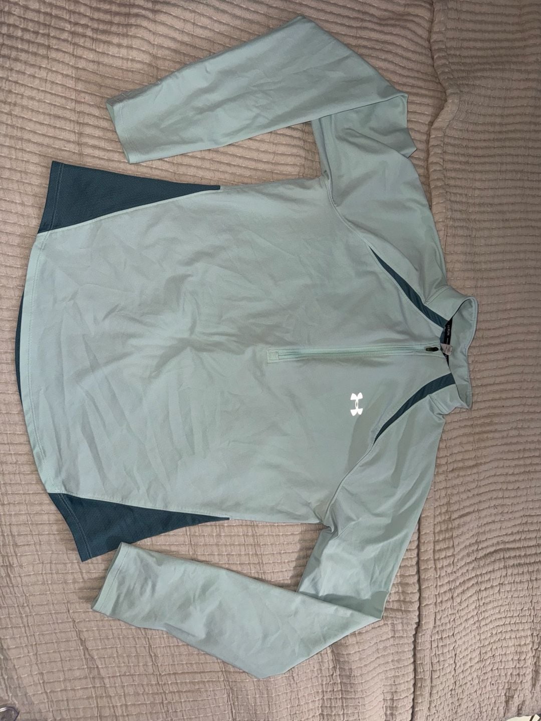 Under Armour HeatGear Run 1/4 Zip Pullover Size Large 4