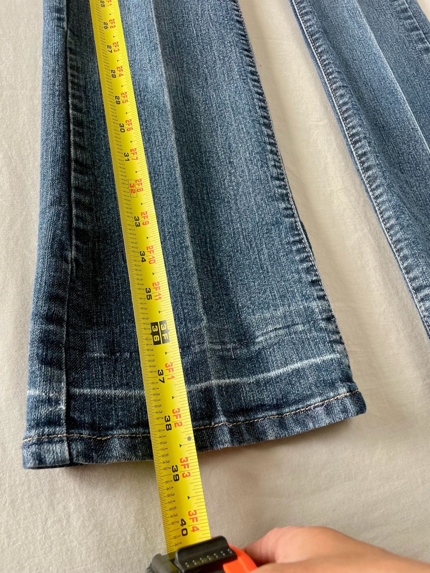 Jz Premium Rhinestone Embellished Bootcut Jeans Size 8 9