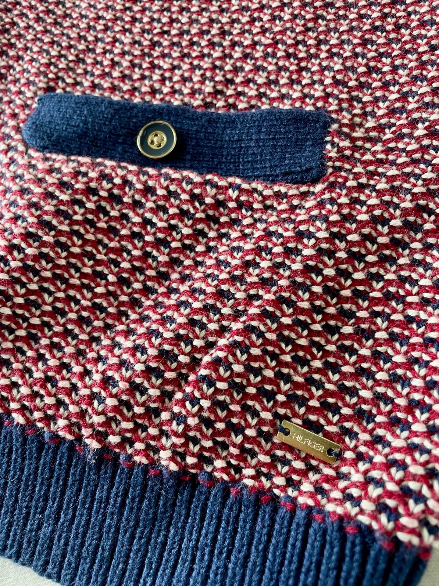 Tommy Hilfiger Women's Size S/P Cotton Button-Front Cardigan Sweater 7