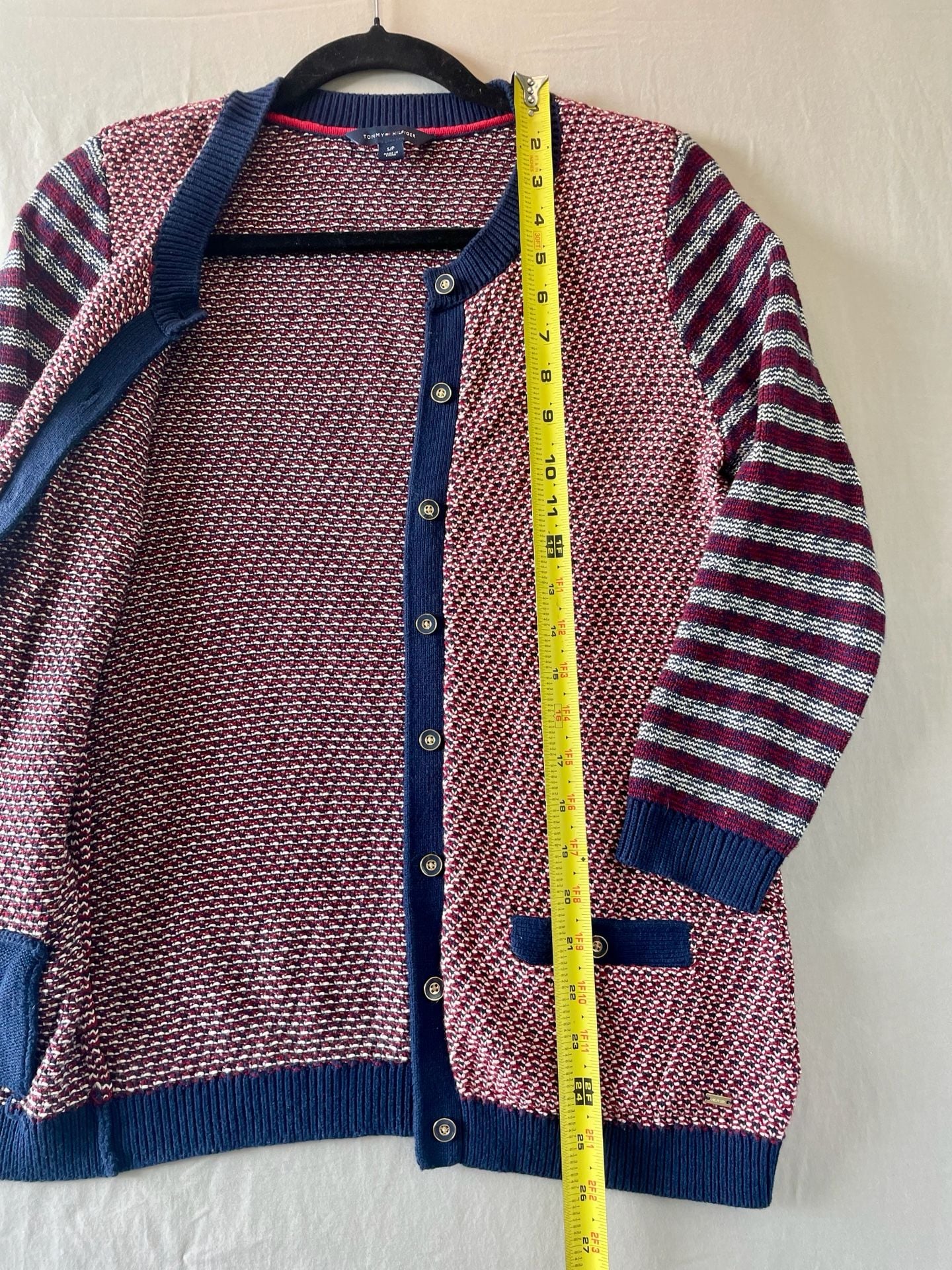 Tommy Hilfiger Women's Size S/P Cotton Button-Front Cardigan Sweater 12