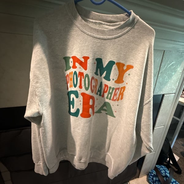 In My Photographer Era Graphic Crewneck Sweatshirt