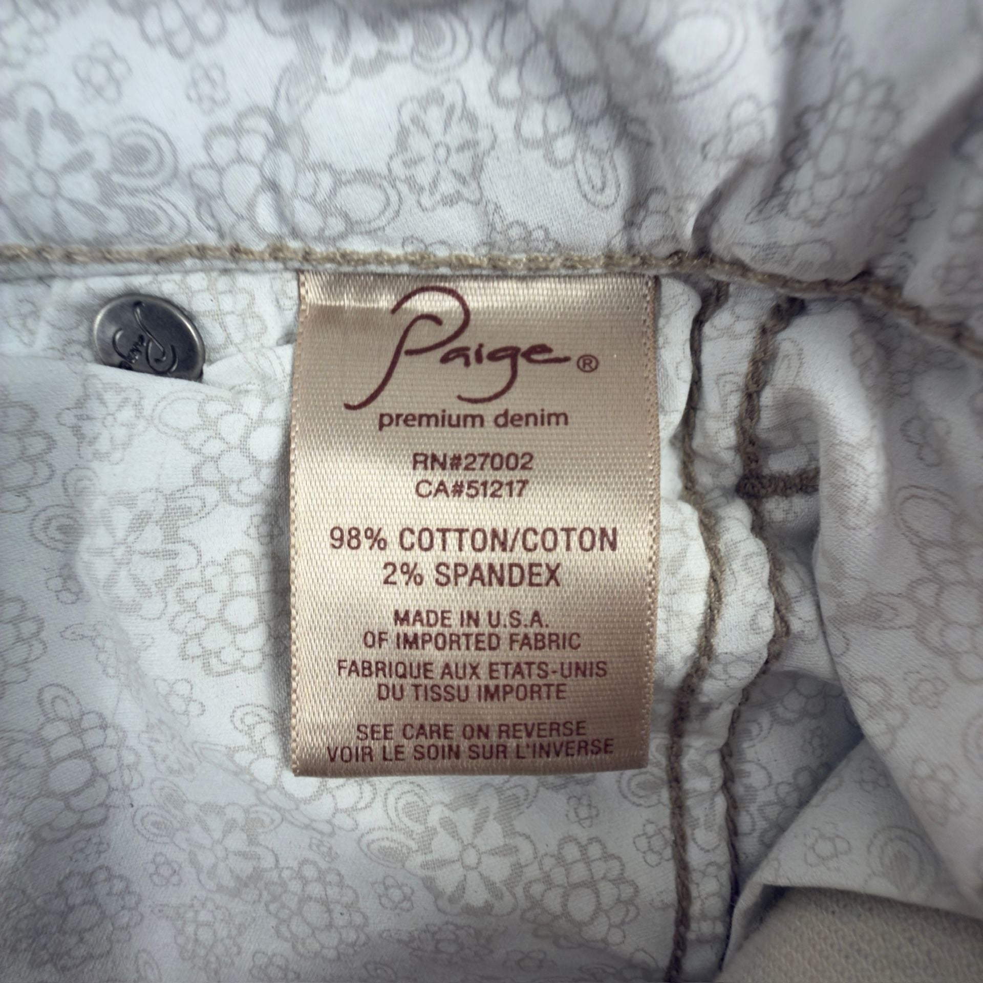 Paige Camo Short Jean Shorts size 29 4