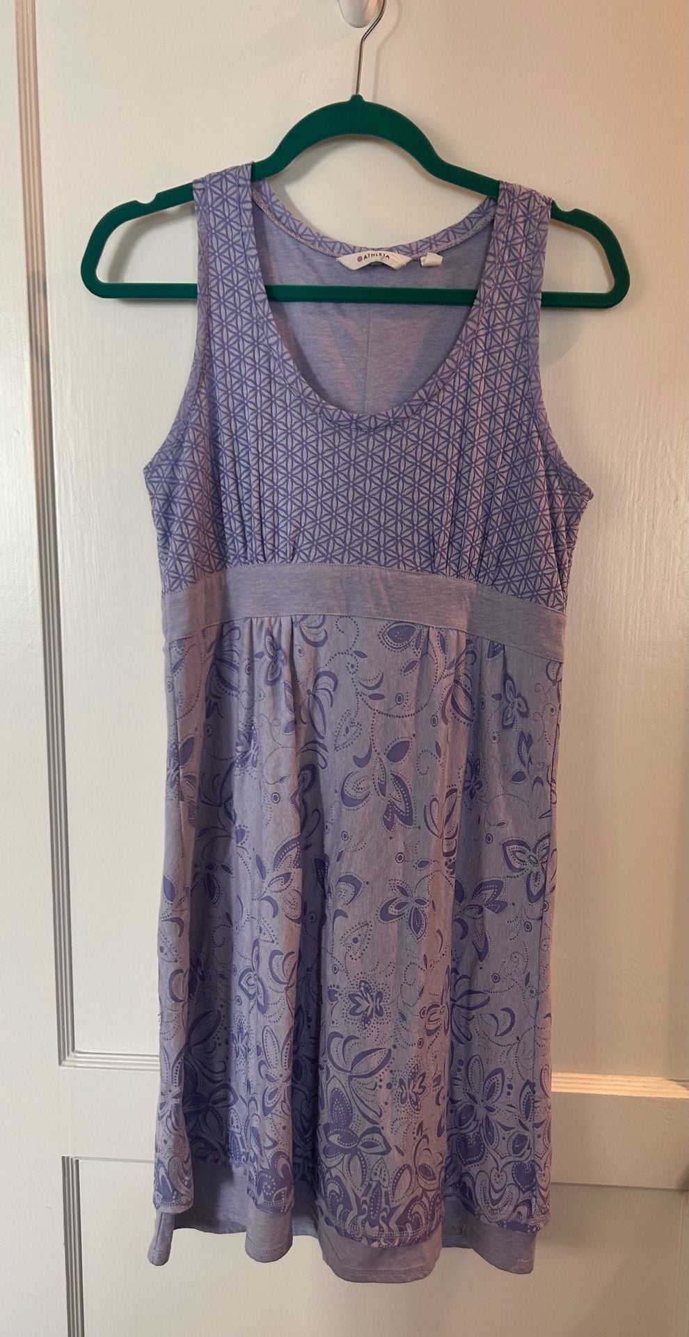 Athleta Floral Print Sleeveless Dress Size MP 5