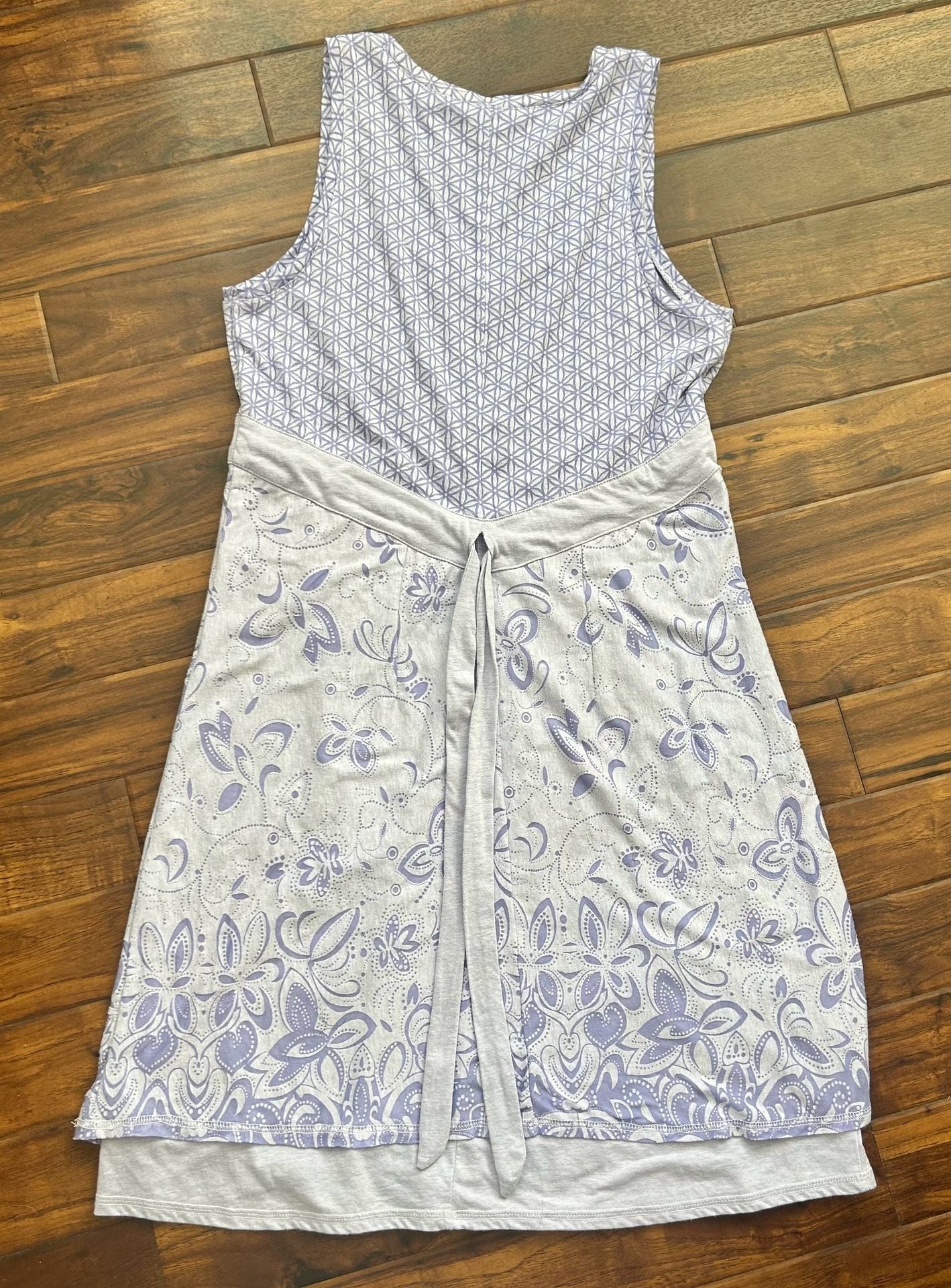Athleta Floral Print Sleeveless Dress Size MP 8