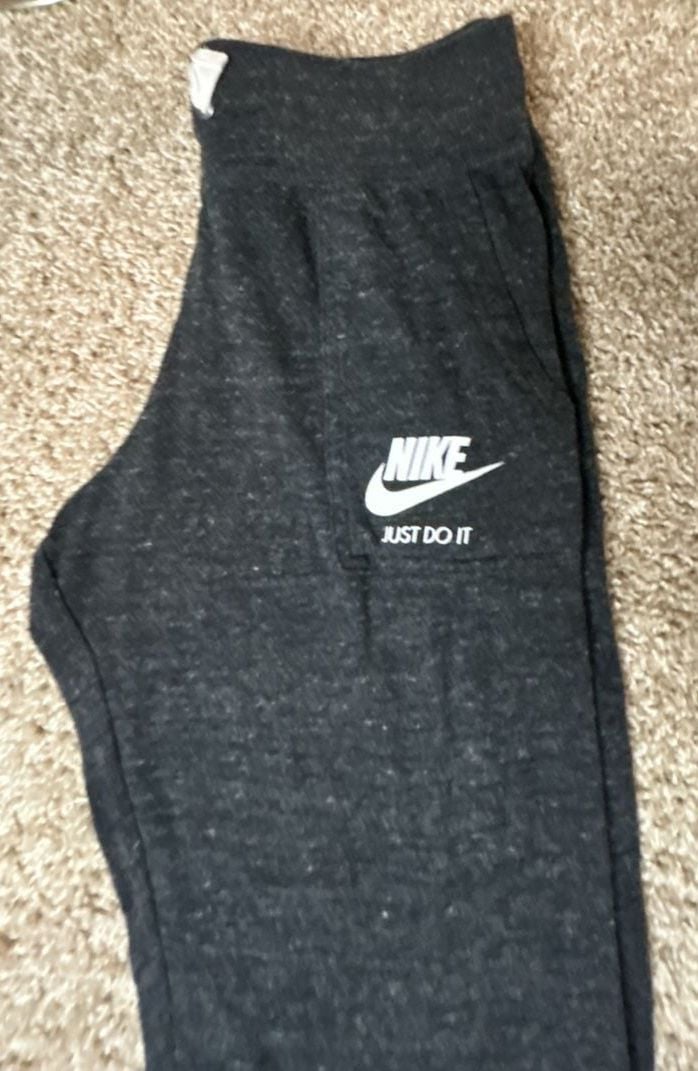 Nike Just Do It Jogger Sweatpants Charcoal Heather Size XL 4