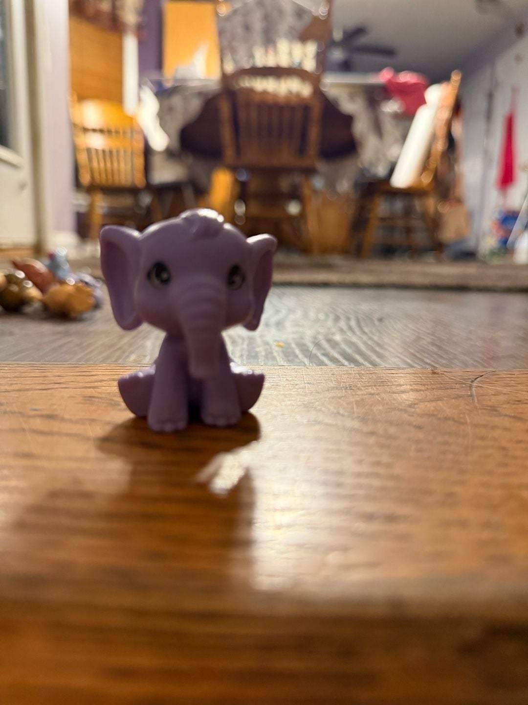 Littlest Pet Shop Purple Elephant Figure 1