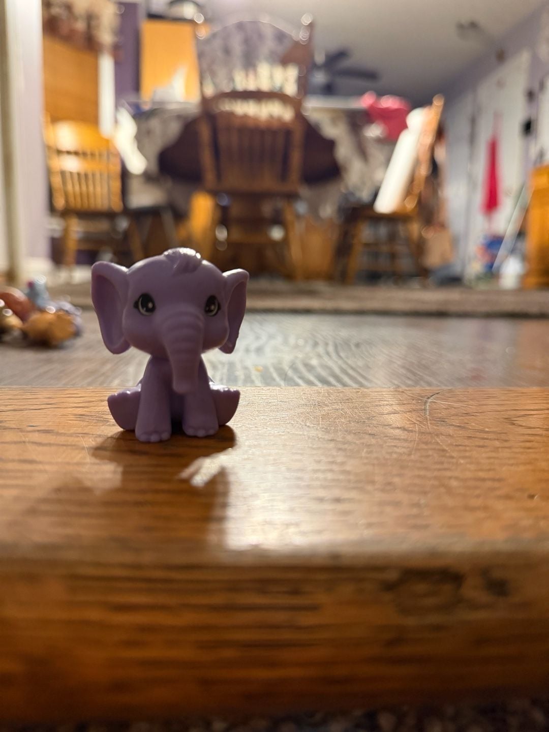 Littlest Pet Shop Purple Elephant Figure 2