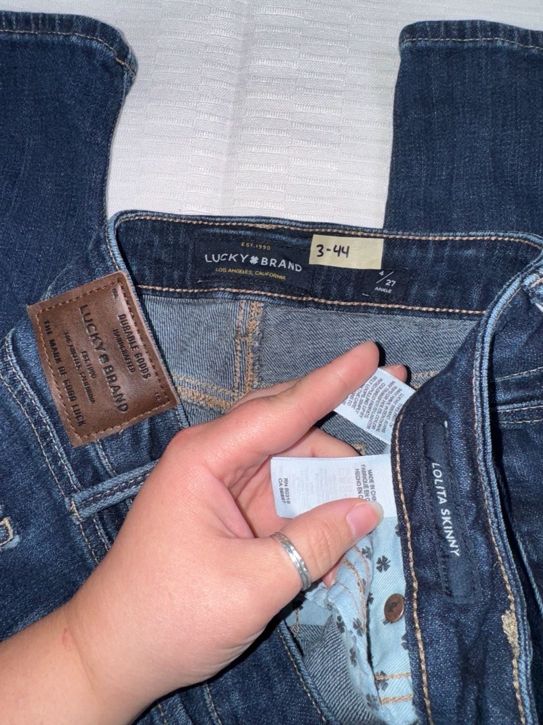 Lucky Brand Lolita Skinny Ankle Jeans Size 4/27 3