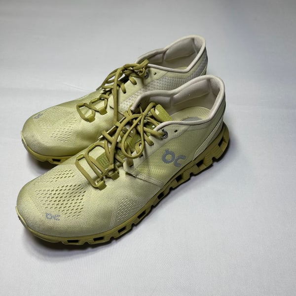 On Running Cloud X Running Shoes Lime Green W11