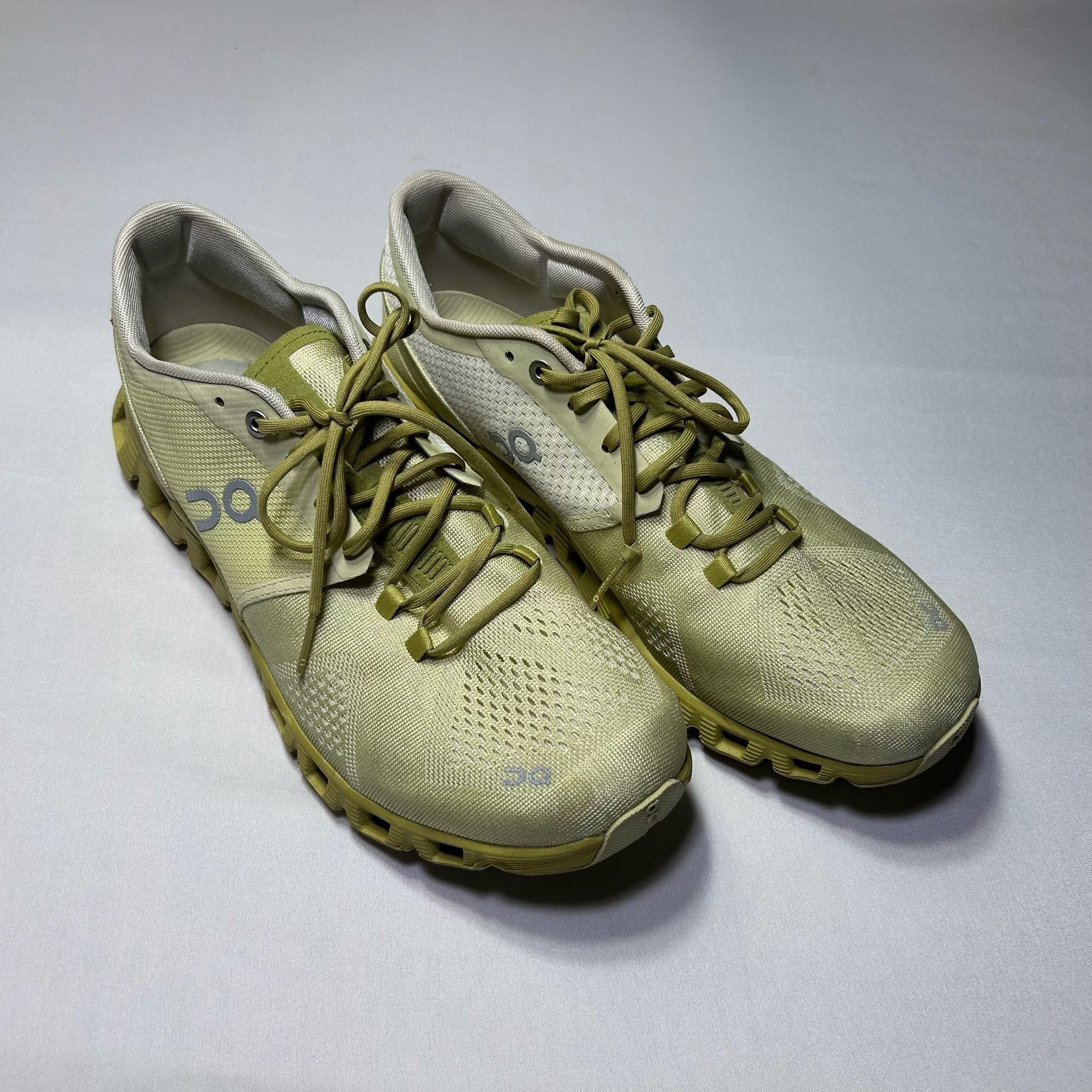 On Running Cloud X Running Shoes Lime Green W11 3