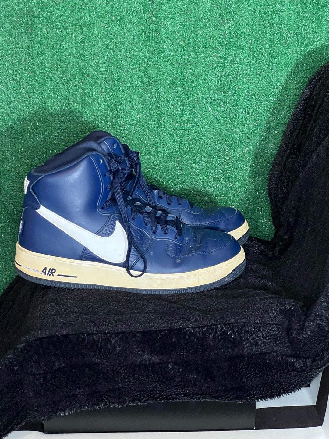 Nike Air Force 1 High 07 Navy Blue Sneakers Size 8.5 4