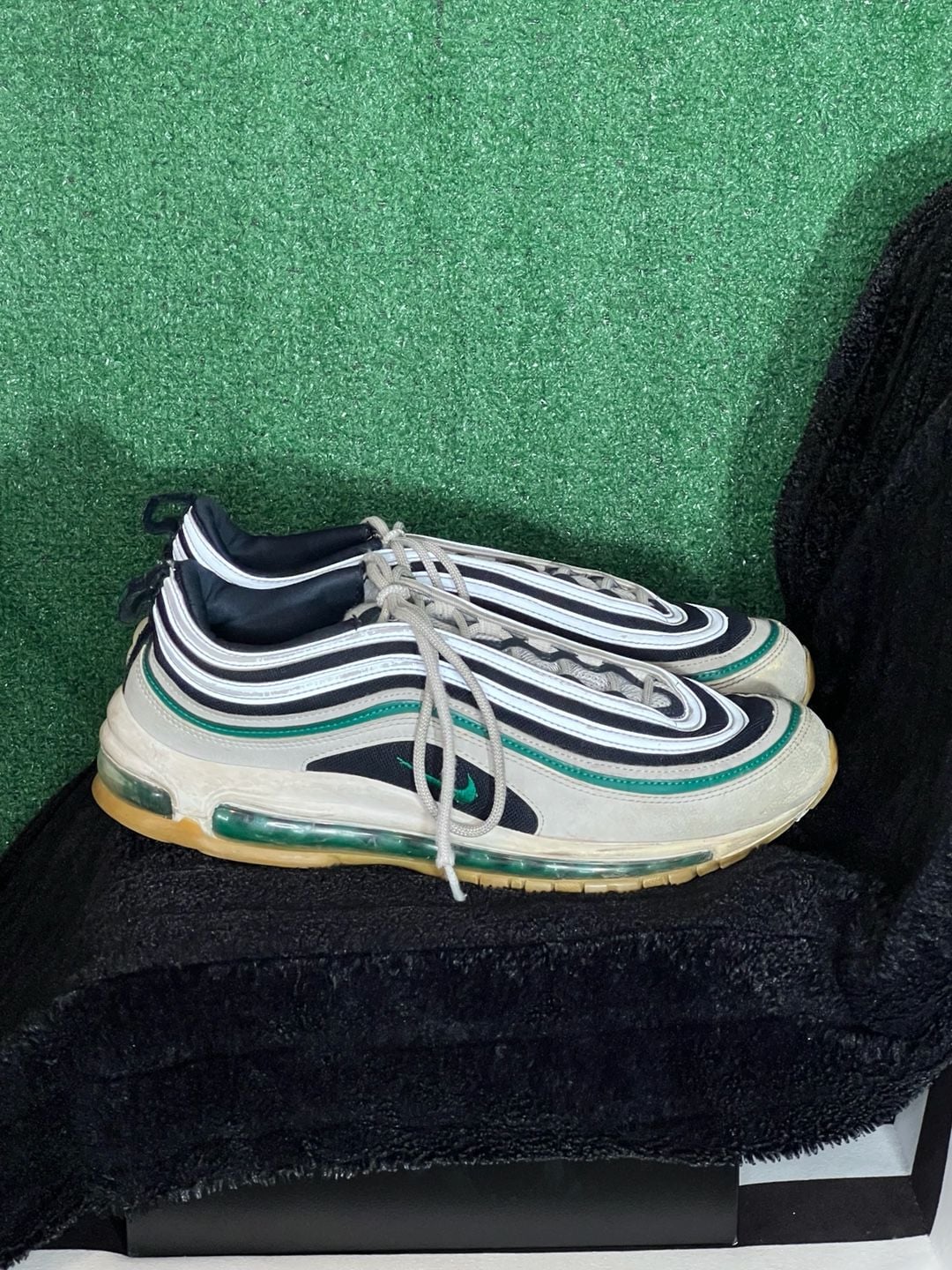 Nike Air Max 97 'Stadium Green' Sneakers Size 11 (921826-021) 4