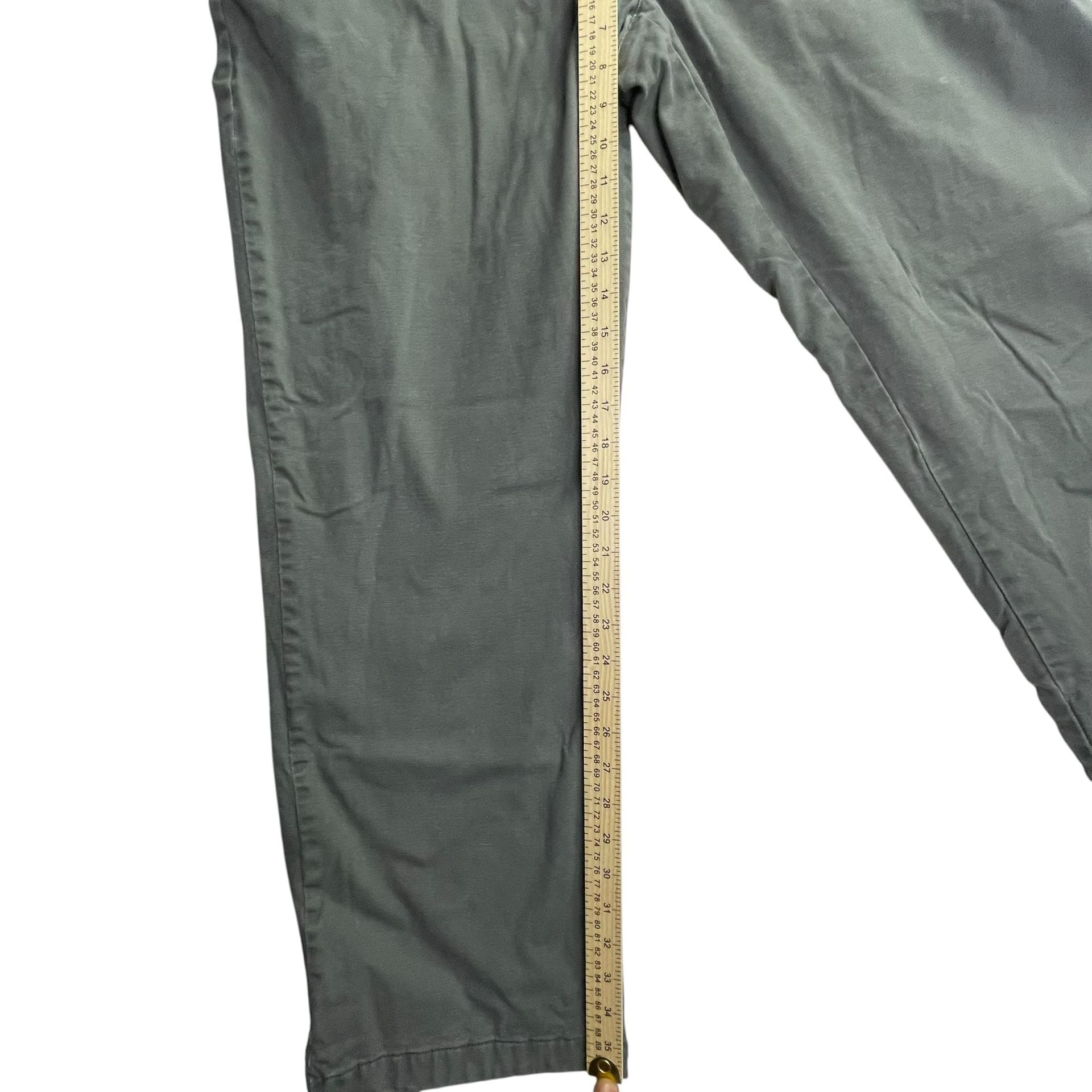 Croft & Barrow Flannel Lined Straight Fit Pants 44x32 3