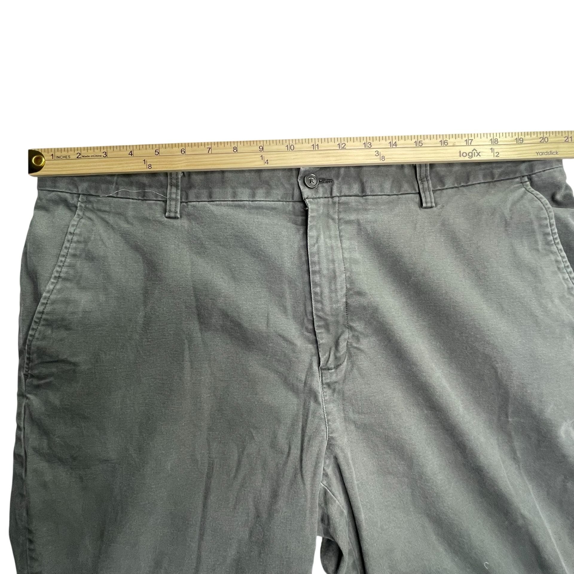 Croft & Barrow Flannel Lined Straight Fit Pants 44x32 5