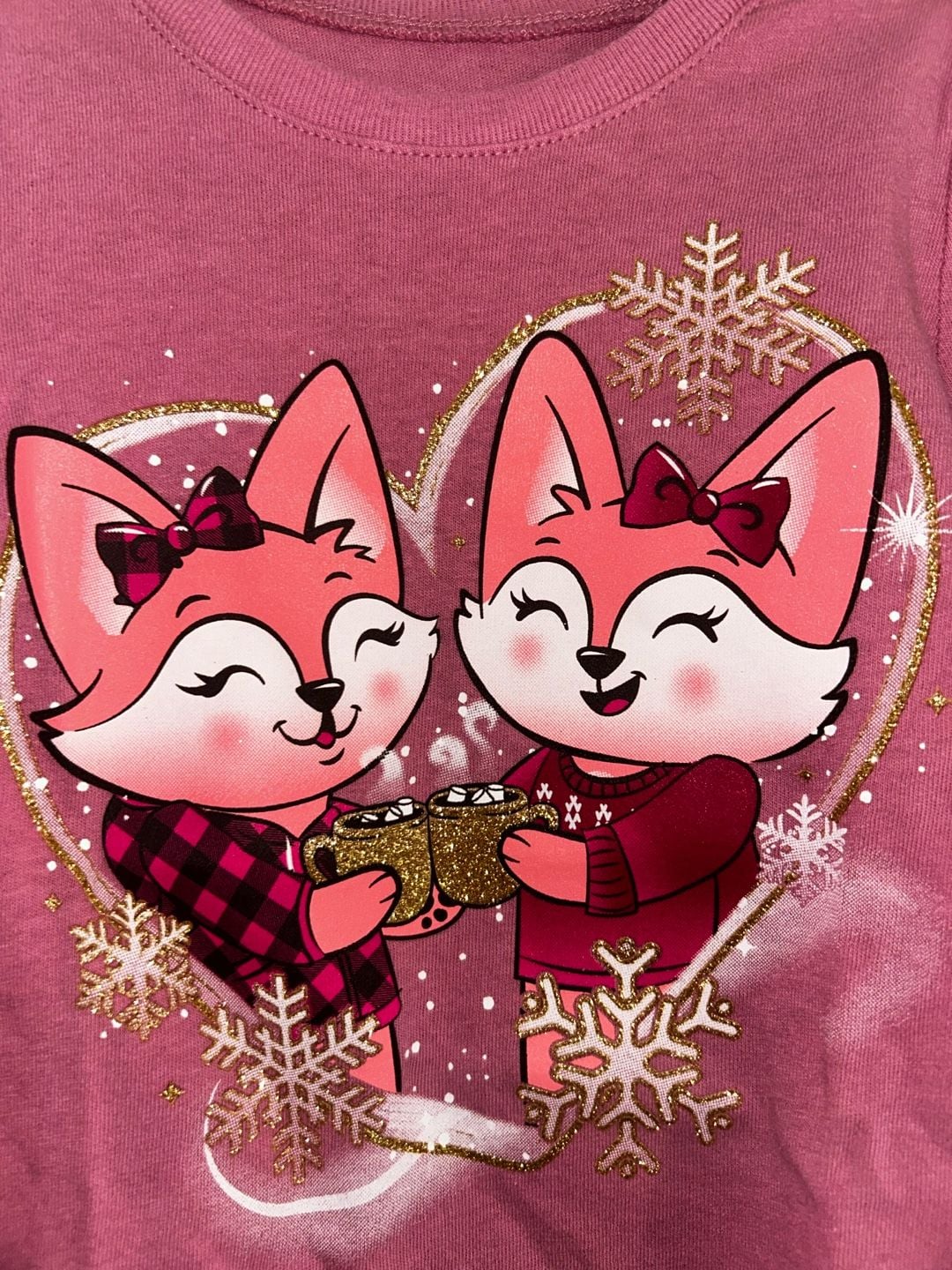 The Children's Place Girls Long Sleeve Fox Graphic Shirt Size 2T 3
